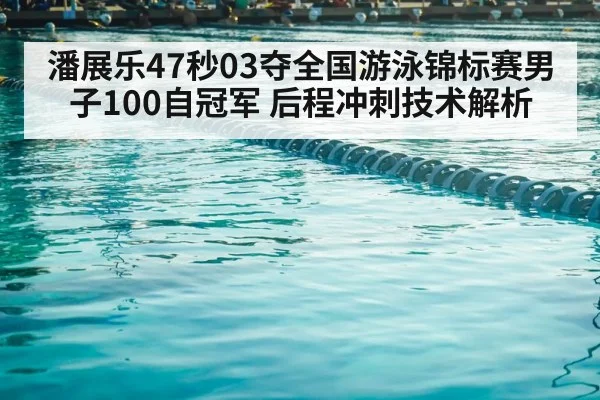 潘展乐47秒03夺全国游泳锦标赛男子100自冠军 后程冲刺技术解析 - jiuyou game